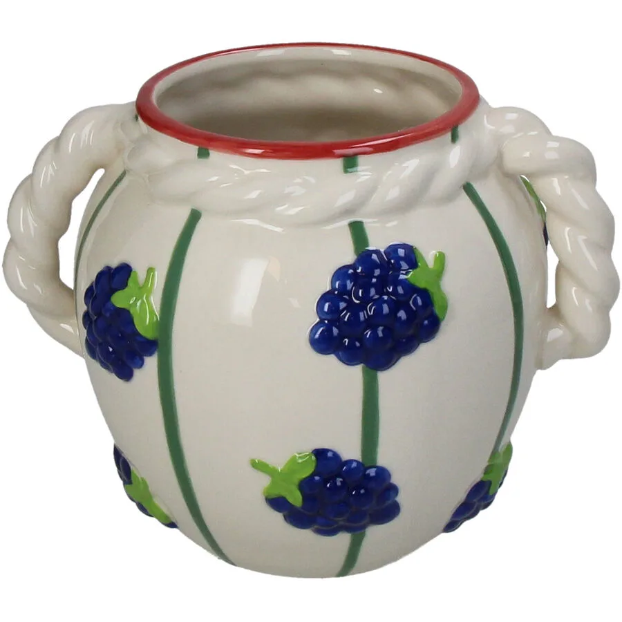 Vase Myko blau Dolomit H 13.2 cm