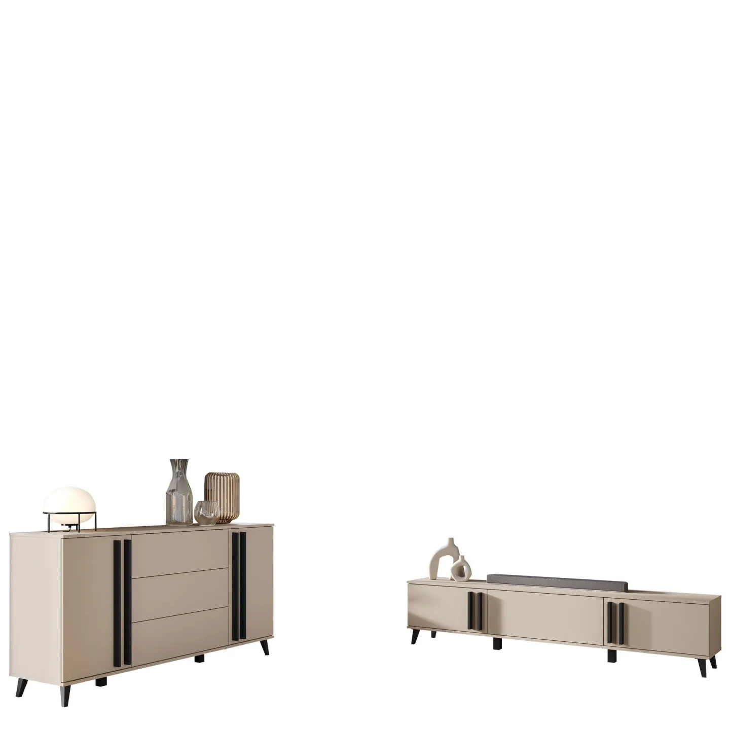 Torvos Möbelset För Vardagsrum - Beige