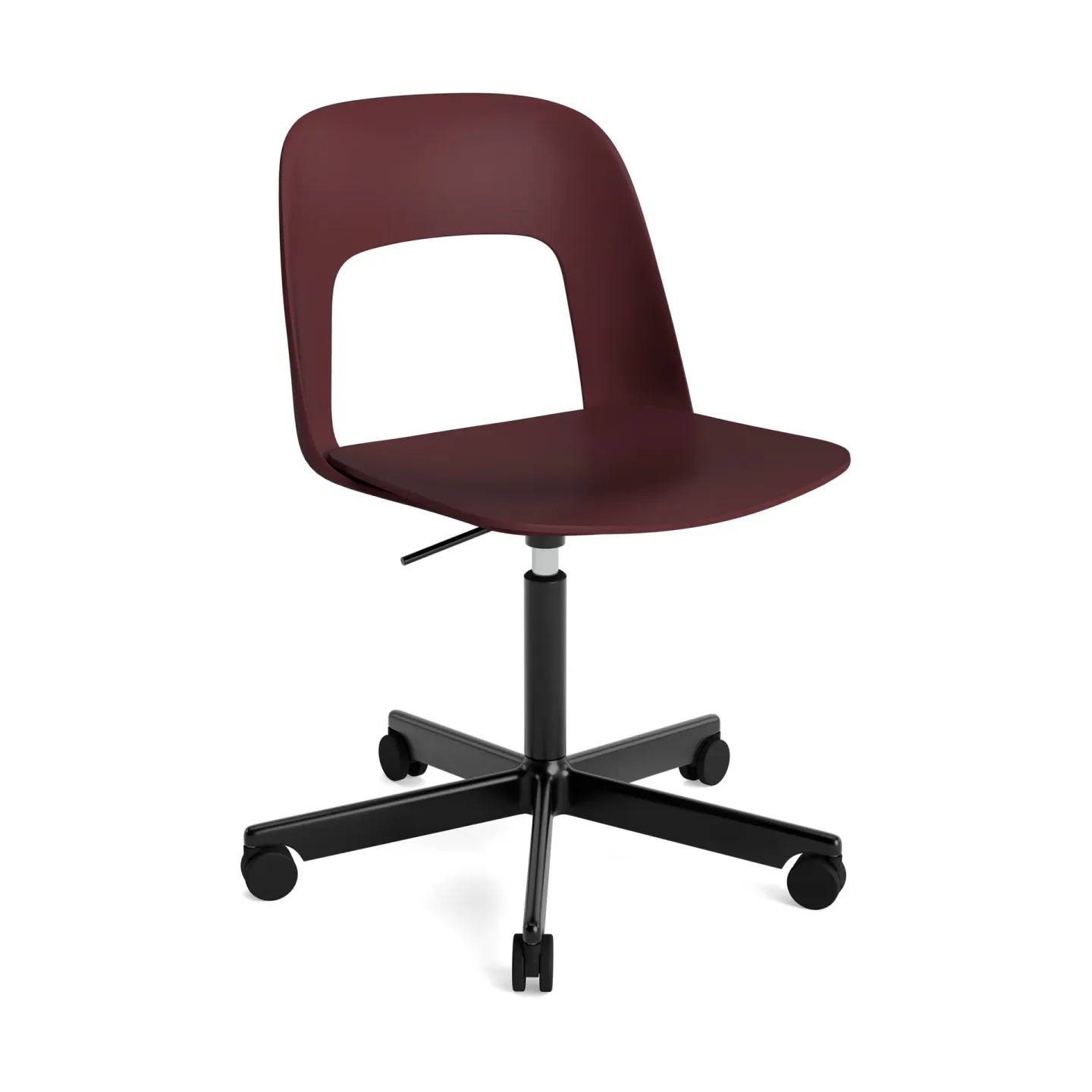 HAY Layout Chair 141 Stuhl Bordeaux-black