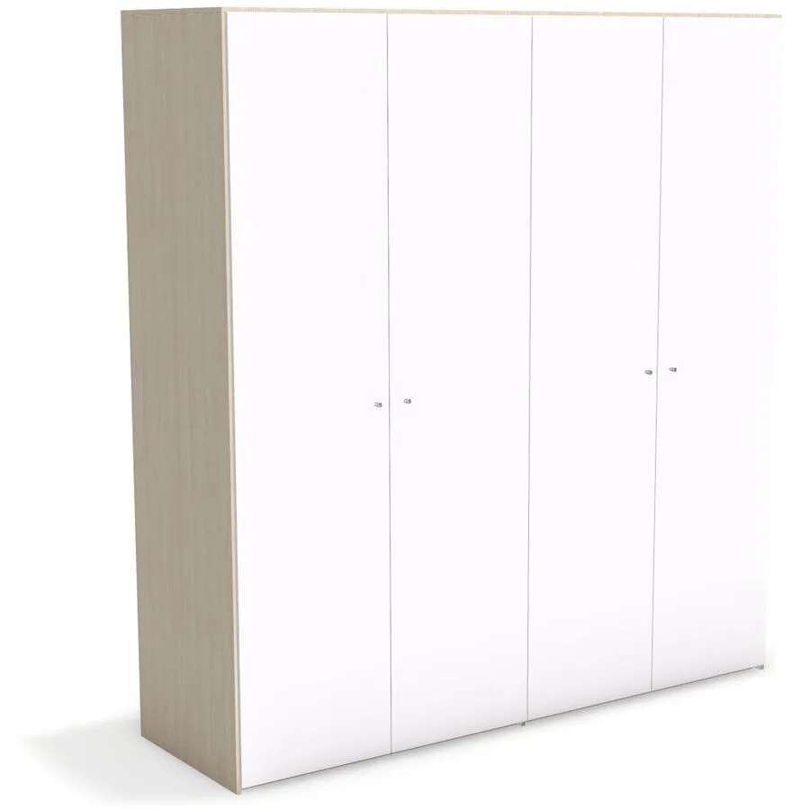 Kleiderschrank Window eiche Holzwerkstoff B 197 cm - Möbel Konfigurator: Traummöbel individuell zusammenstellen