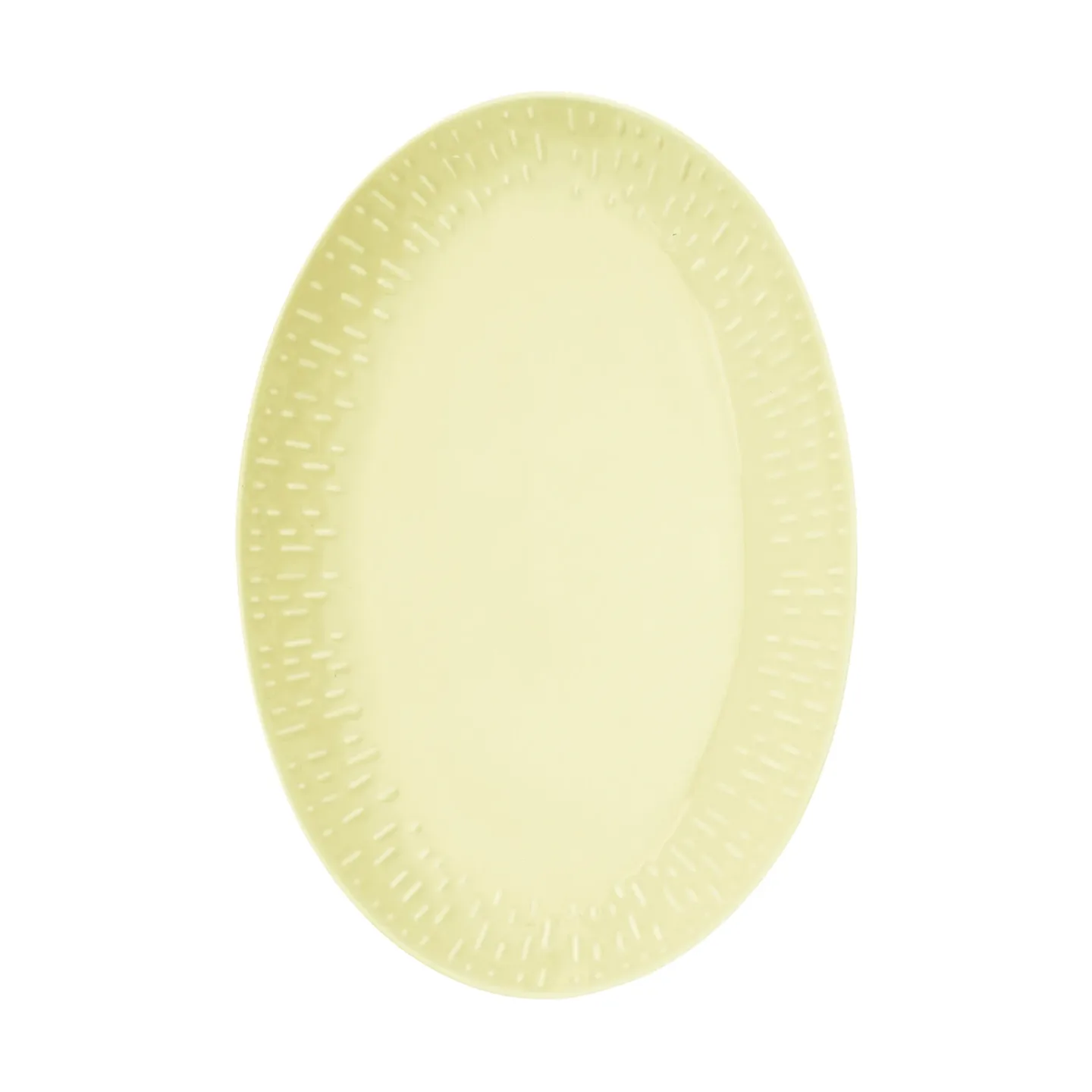 Aida Confetti Ovales Servierplatten-Tablett Lemon, 25,5×36 cm