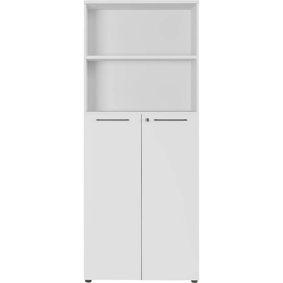 Aktenschrank Gwen lichtgrau MDF, ABS Kanten B 80 H 197 cm