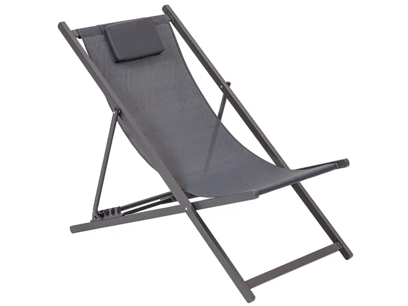 Liegestuhl TAN 61x102x80.5cm schwarz