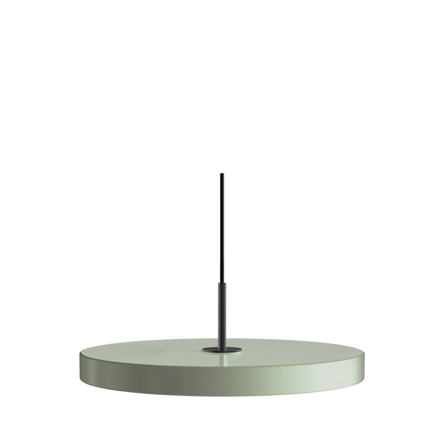Asteria Plus hengelampe, Ø 43 cm, lysegrønn/svart - UMAGE - Stue - Metall