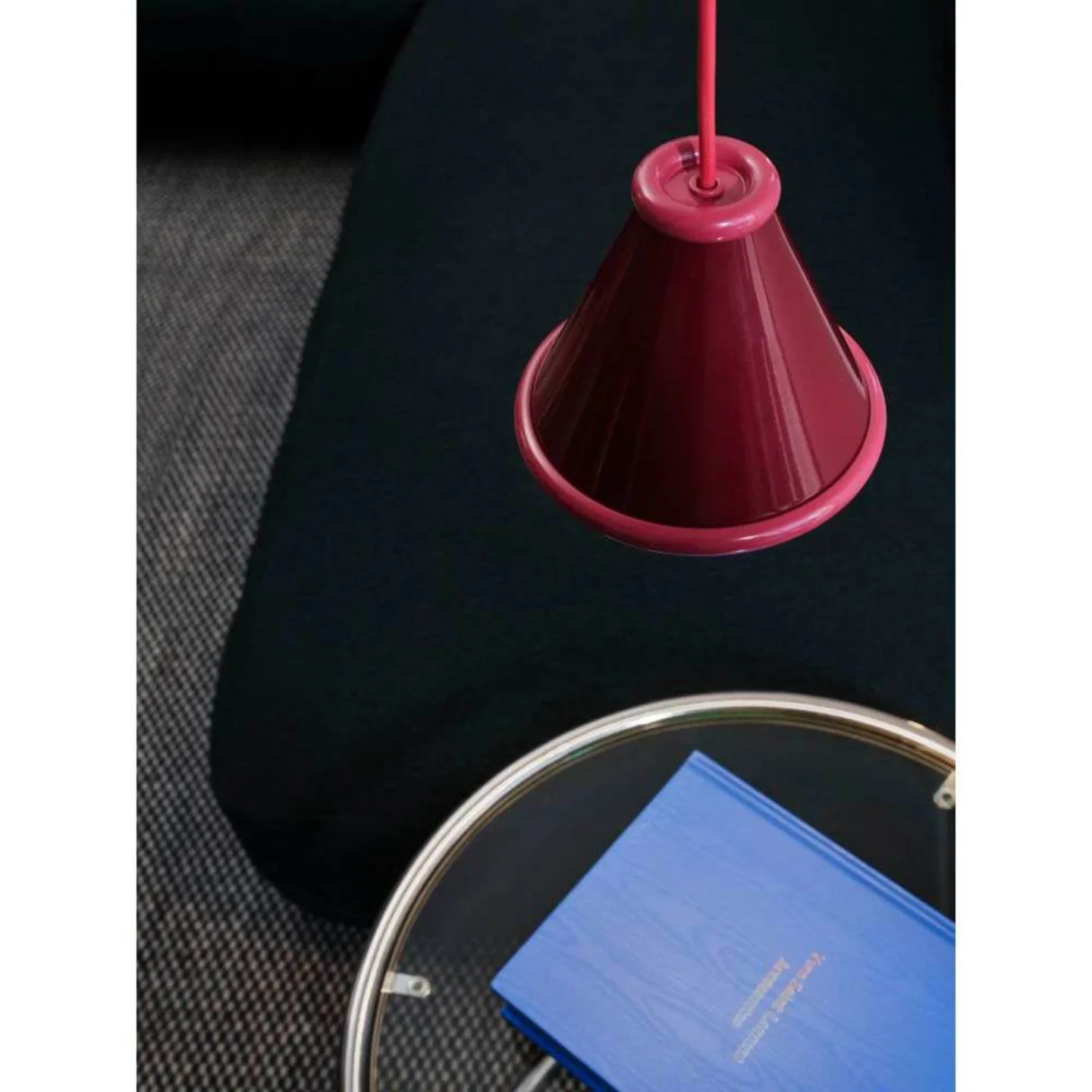 Belle Pendelleuchte Ø15 Wine Red/Red Violett - Belid - Esszimmer - Metall