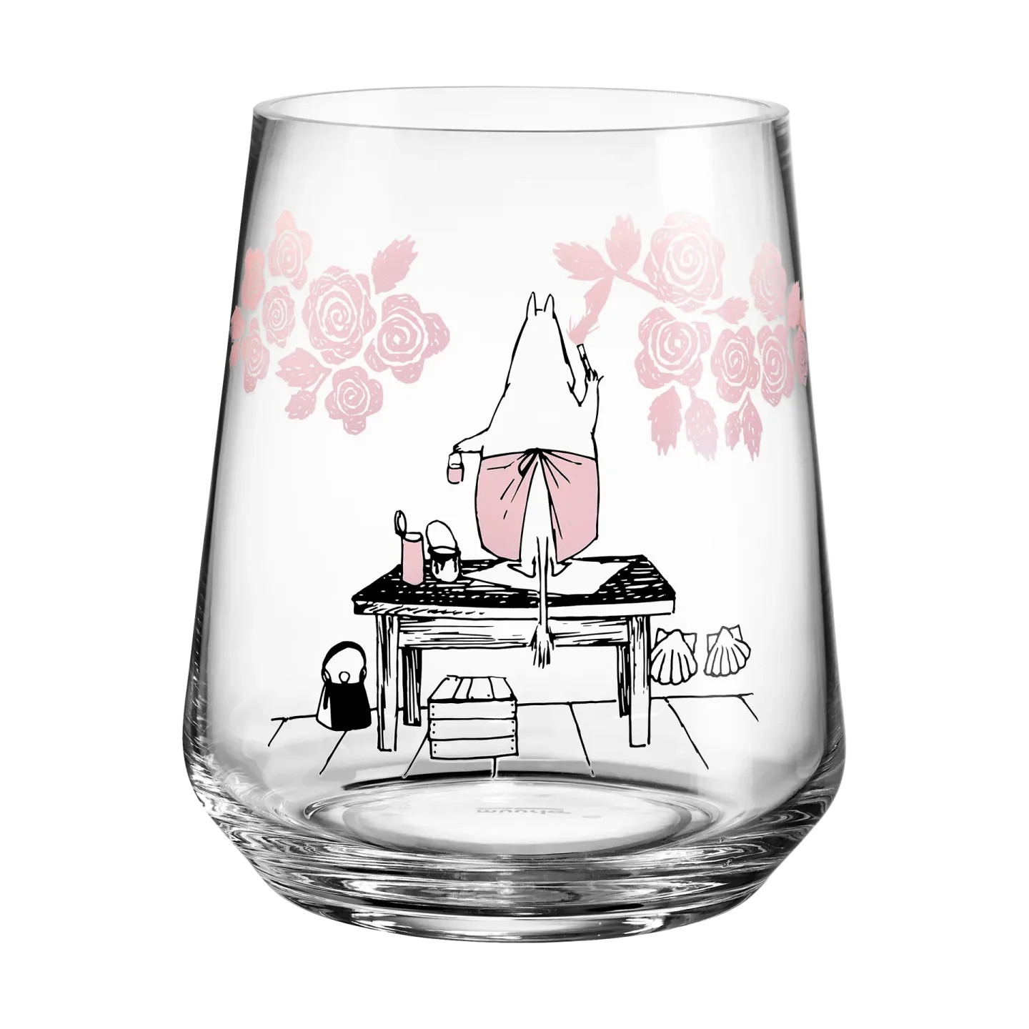 Muurla Mumin Originals Windlicht/Vase 17,5 cm Roses