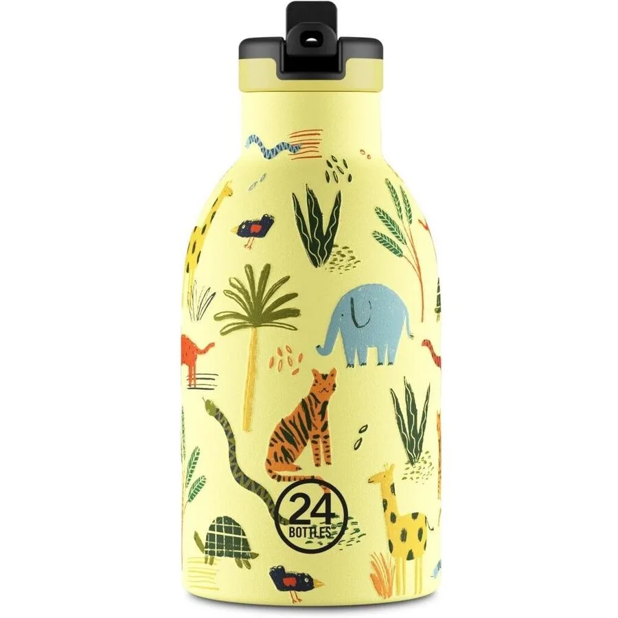 Thermosflasche 24 Bottles Gelb H 17 cm 330 ml