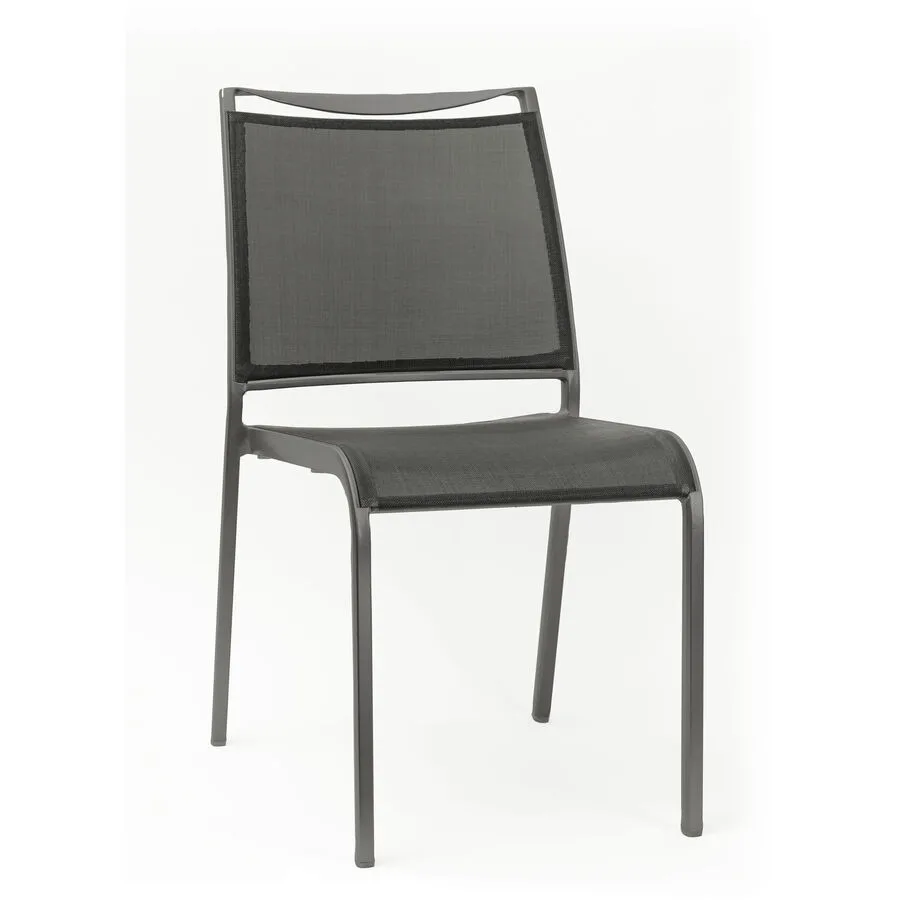 Gartenstuhl Quito charcoal Aluminium