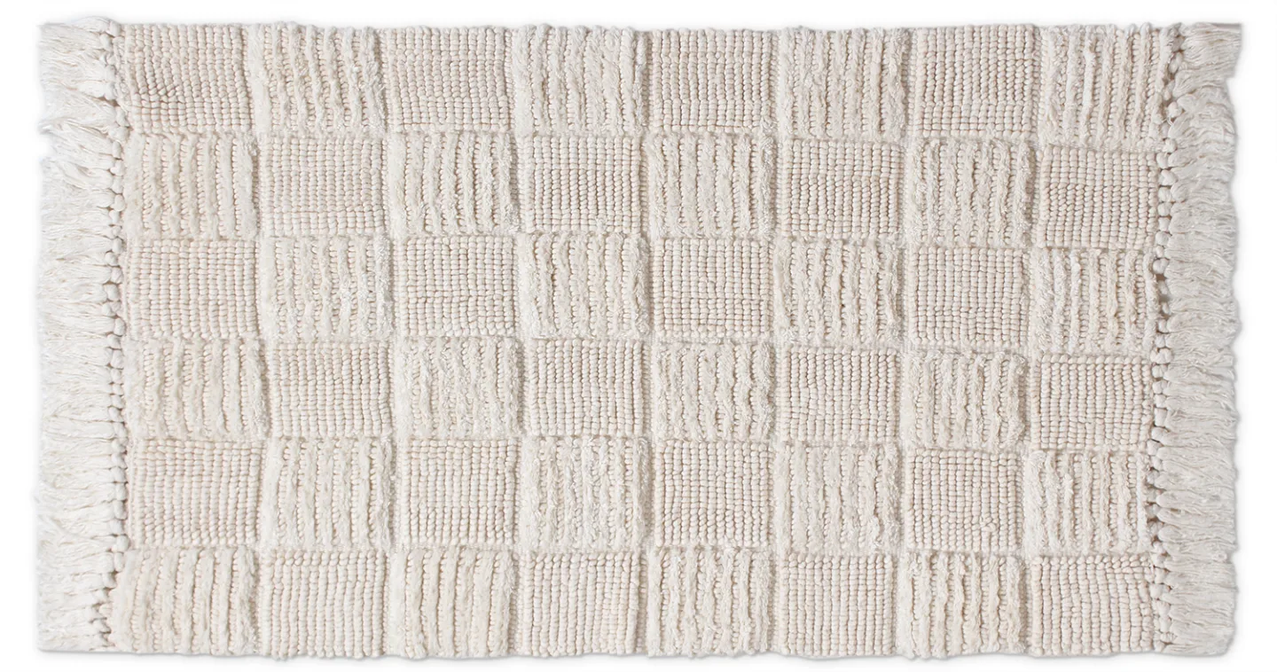 Baderomsmatte - Duna (off-white) (Størrelse: 70 x 120 cm)