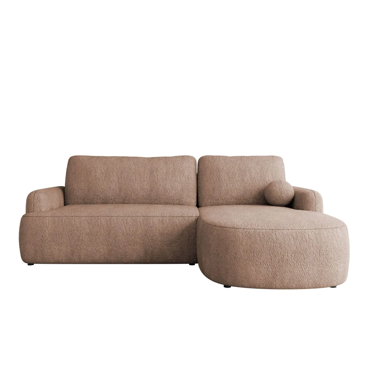 Branrel 3-sits Soffa med divan - rosa