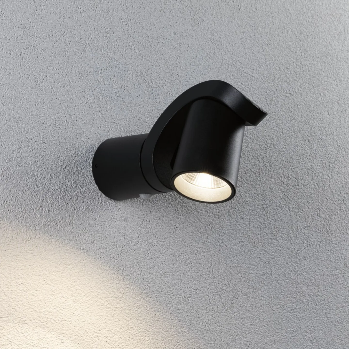 Cuff udendørs væglampe m/sensor SWR antracit - Paulmann - Moderne - Aluminium - Med én lyskilde
