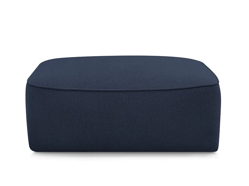 Hocker BOBOCHIC LEOPOLD 90x96x42cm stoff chiniert dunkelblau