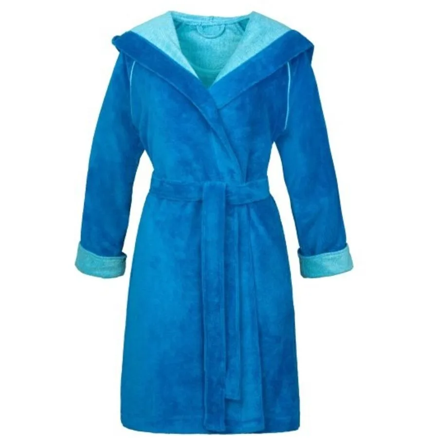 Esprit Bademantel Cosy turquoise Polyester XS