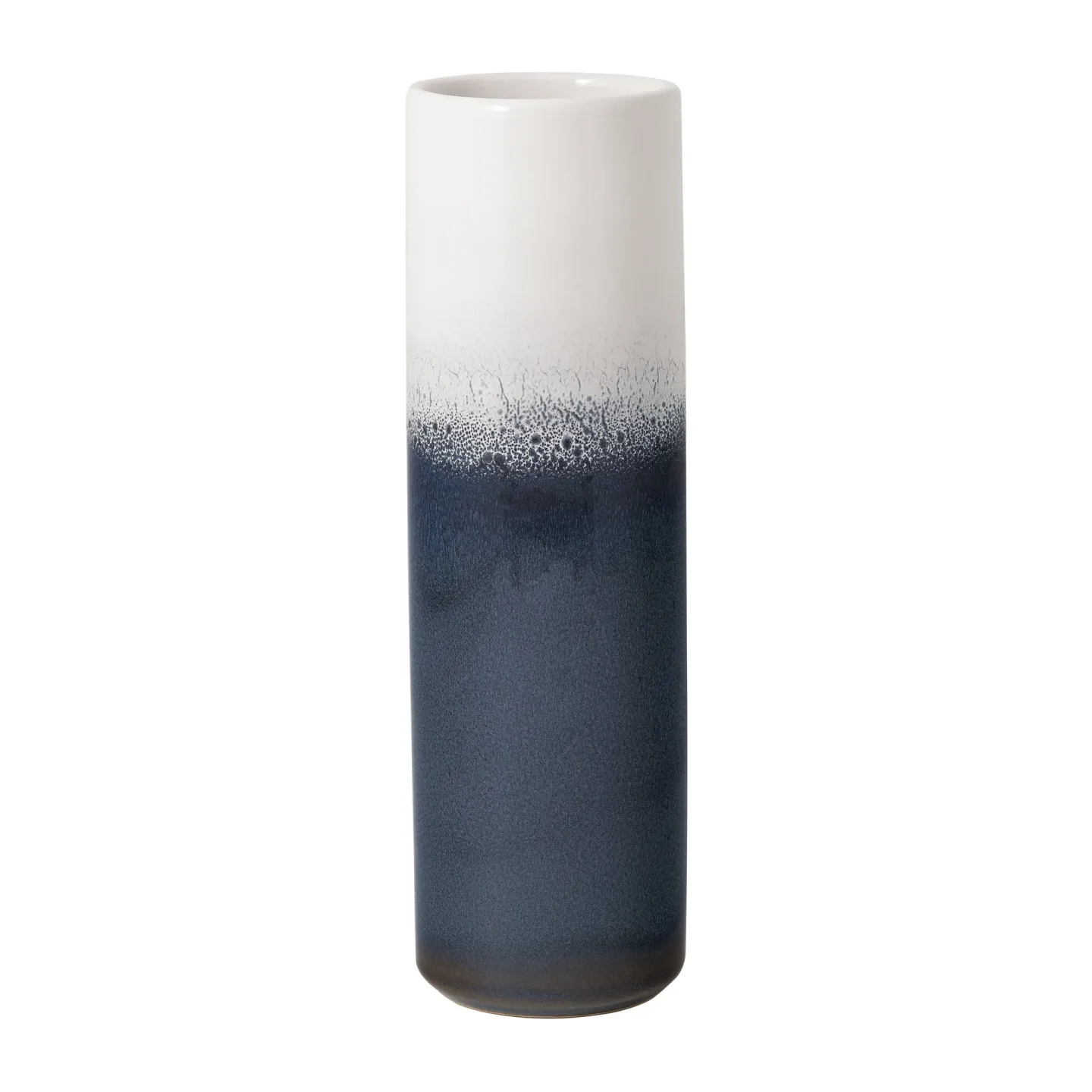 Villeroy & Boch Lave Home cylinder Vase 25cm Blau-weiß