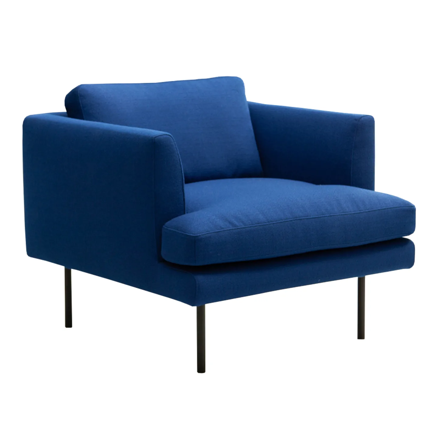 LK Hjelle - Frí Armchair Vidar 772 - Fåtöljer - Jonas Stokke - Blå - Metall/Textilmaterial