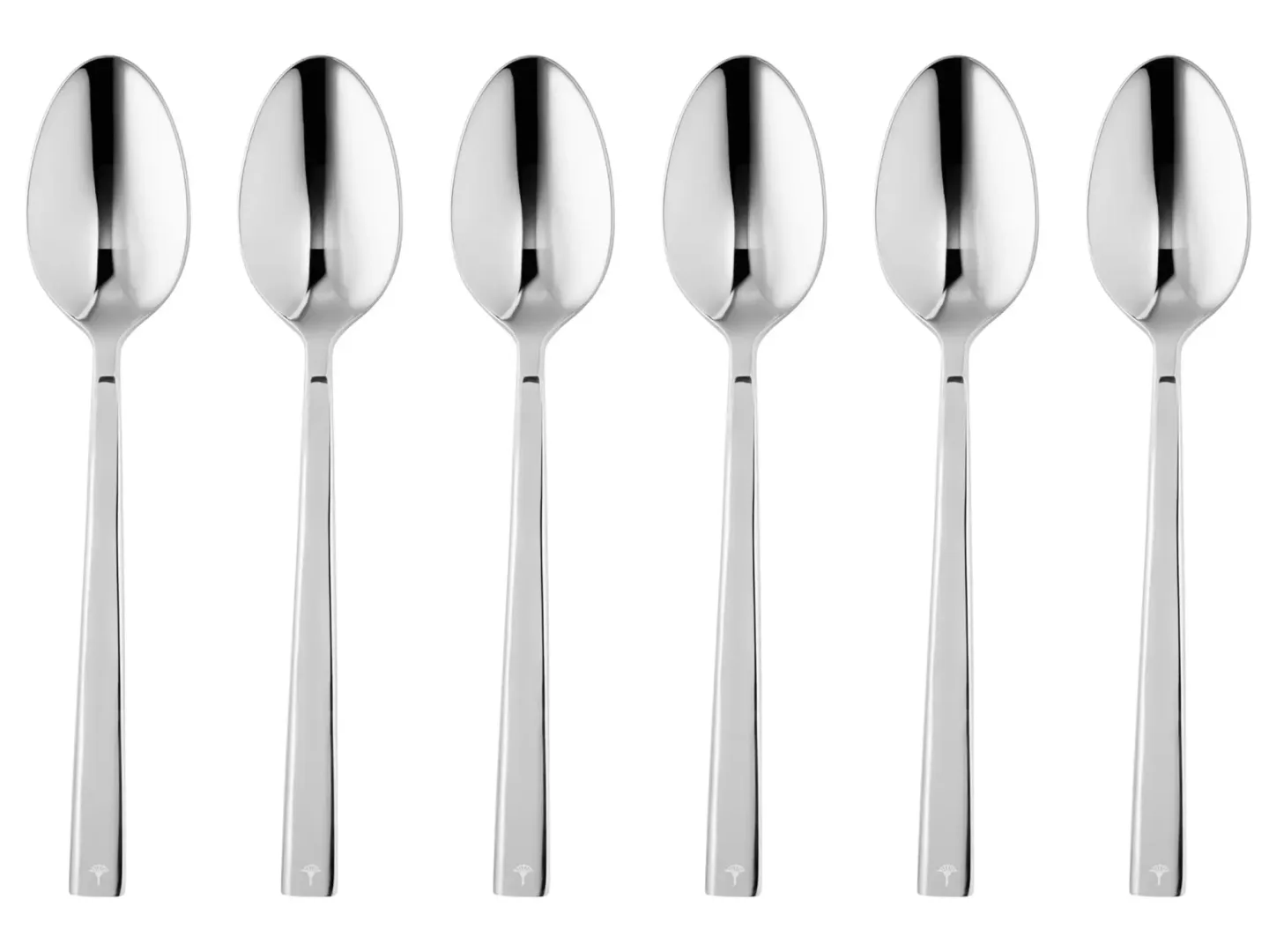 Joop Espressolöffel Set à 6 Stk Cornflower, Glänzend Grau | Schubiger Möbel