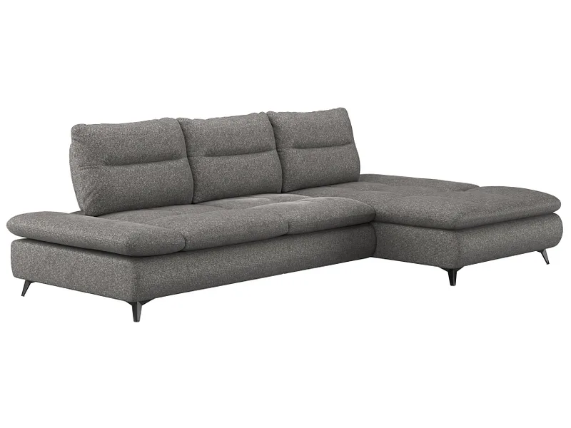 Ecksofa SWISS HOME STYLE ENTRY Stoff grau