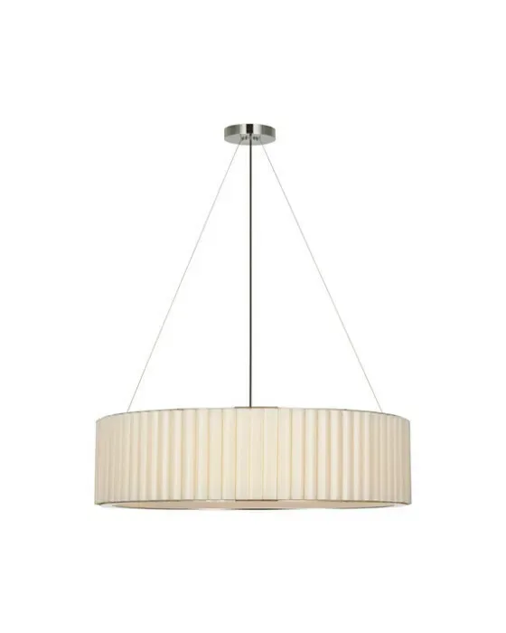 Palati loftlampe nikkel