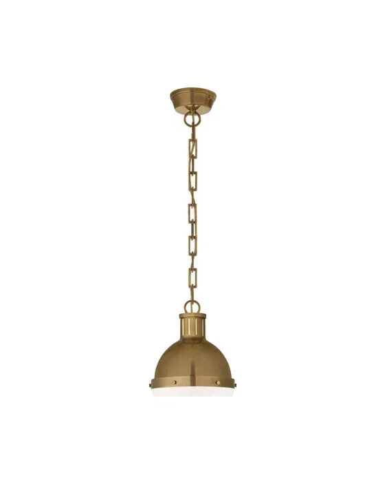 Small Hicks Pendant Antique Brass