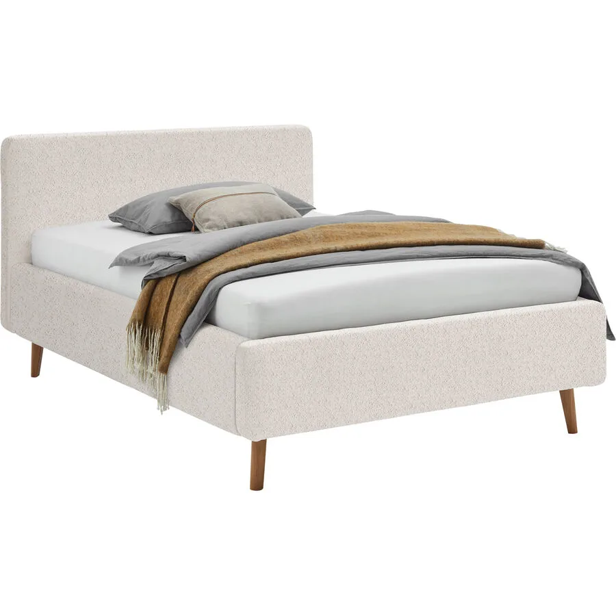 Bett Senja Weiss Polyester 140 x 200 cm