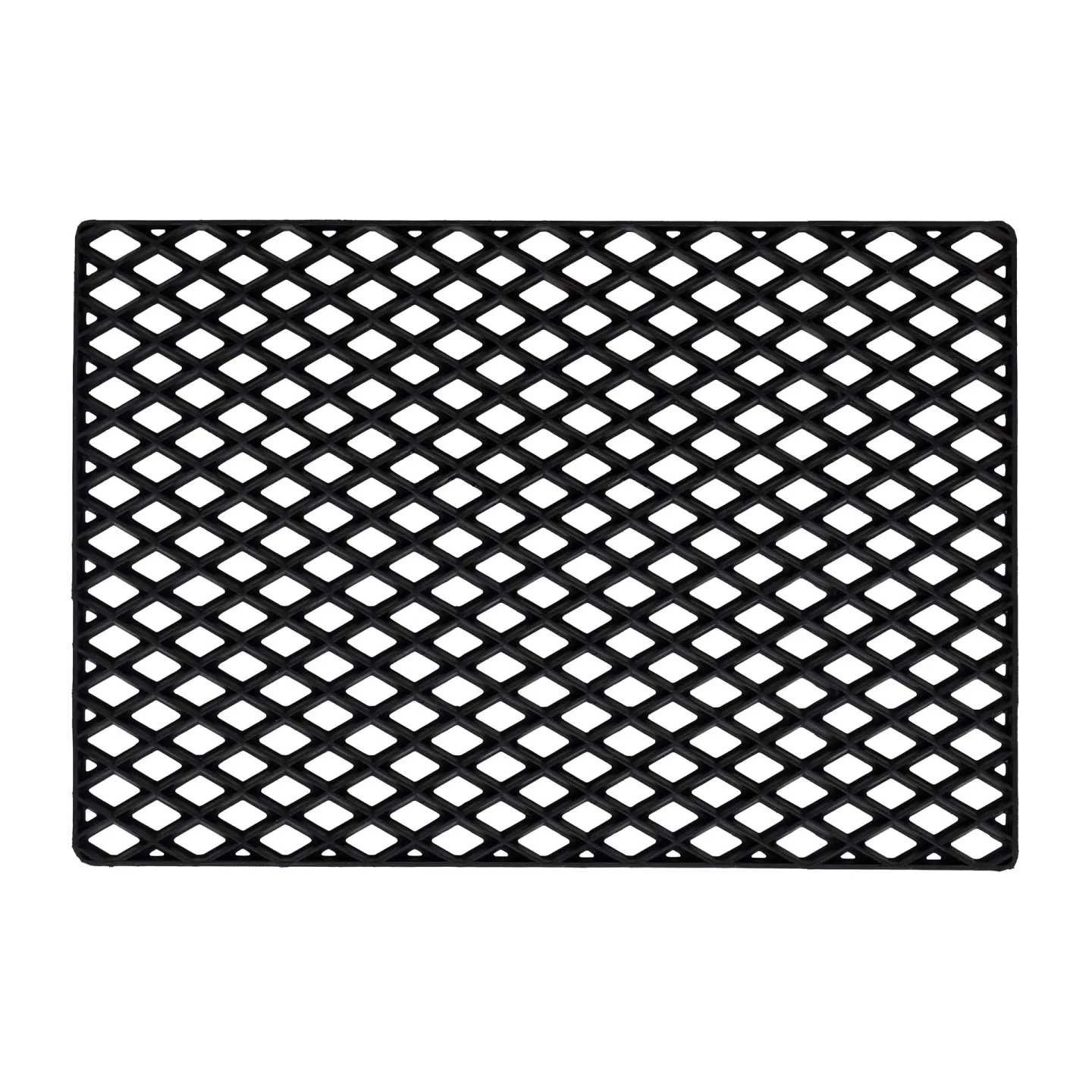 Dixie Black grid dörrmatta 60x90 cm