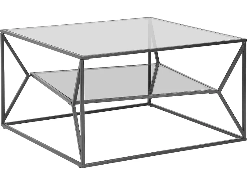 Couchtish STRATOS 75x75x43cm schwarz