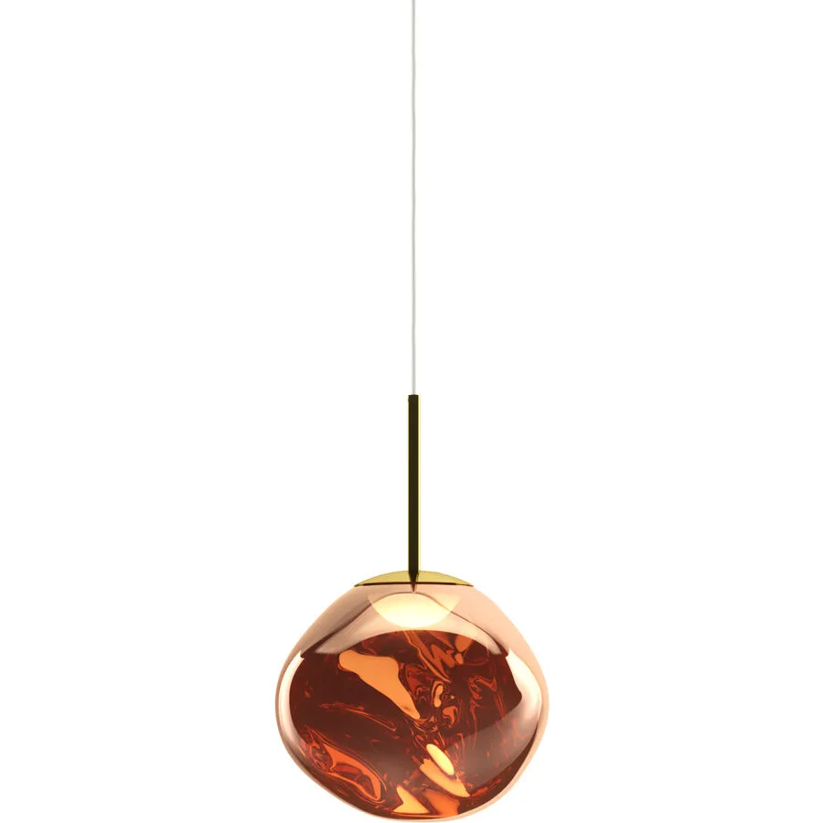 Tom Dixon Pendellampe Melt Kunststoff kupfer - Material: Polycarbonat