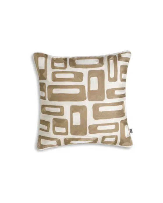 Cerva Cushion Beige/White