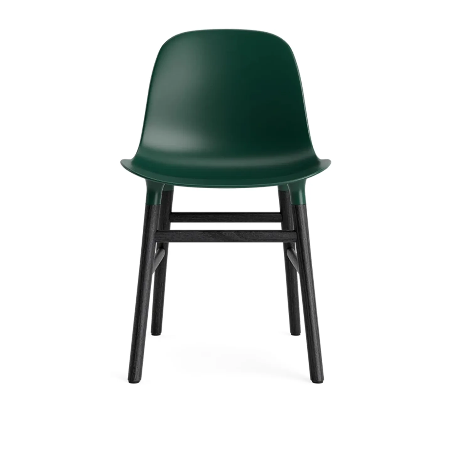 Normann Copenhagen - Form Chair Black Oak Green - Matstolar - Simon Legald - Grön - Trä/Plast