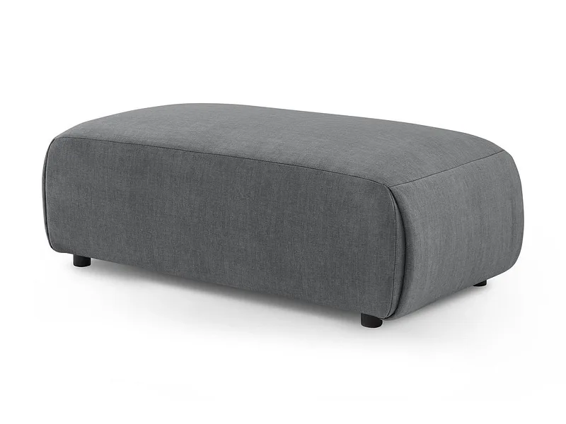 Sitzsack BOBOCHIC JEANNE 117x66x45cm samt dunkelgrau