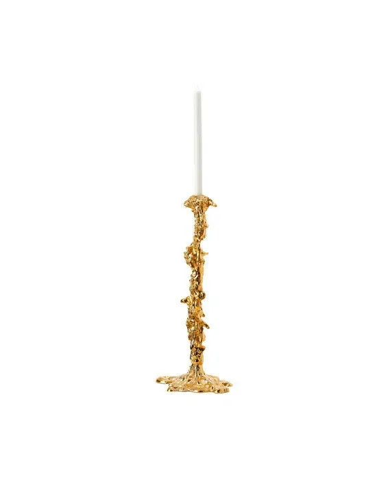 Drip Kerzenhalter gold