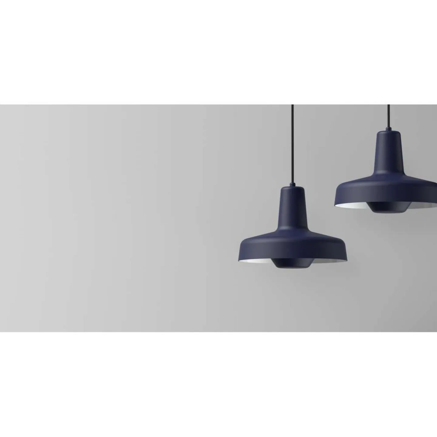 Arigato Taklampa Blue - Grupa - Vardagsrum - Skandinavisk - Aluminium