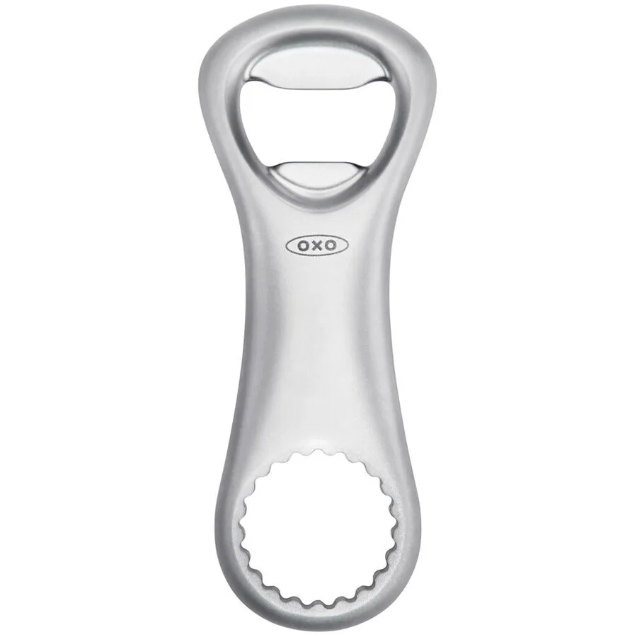 Flaschenöffner Oxo silber Edelstahl T 3.5 cm