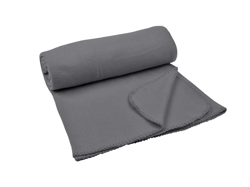 Decke WILLY 130x160cm grau unifarben