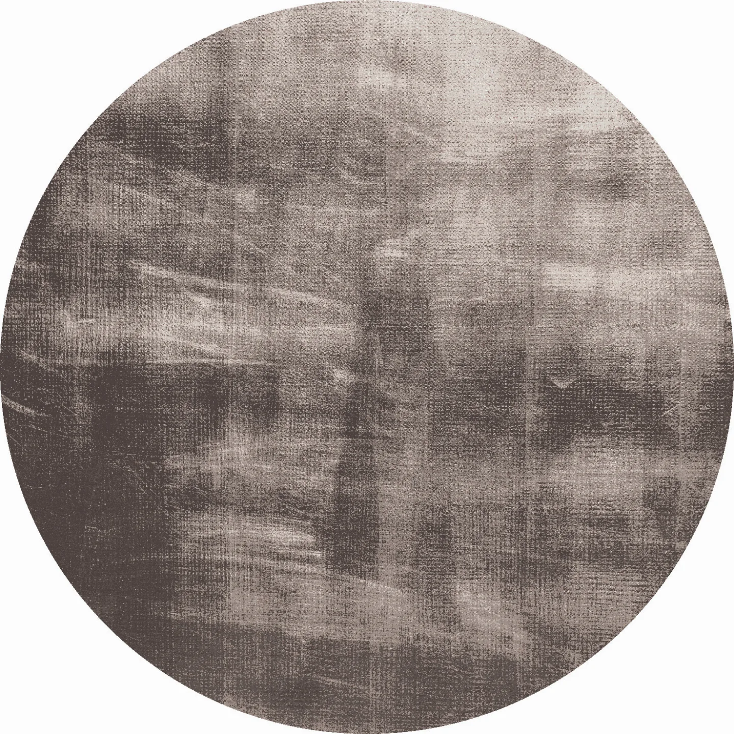Rundt teppe - Olmedo (grå/beige) (Størrelse: Ø 200 cm)