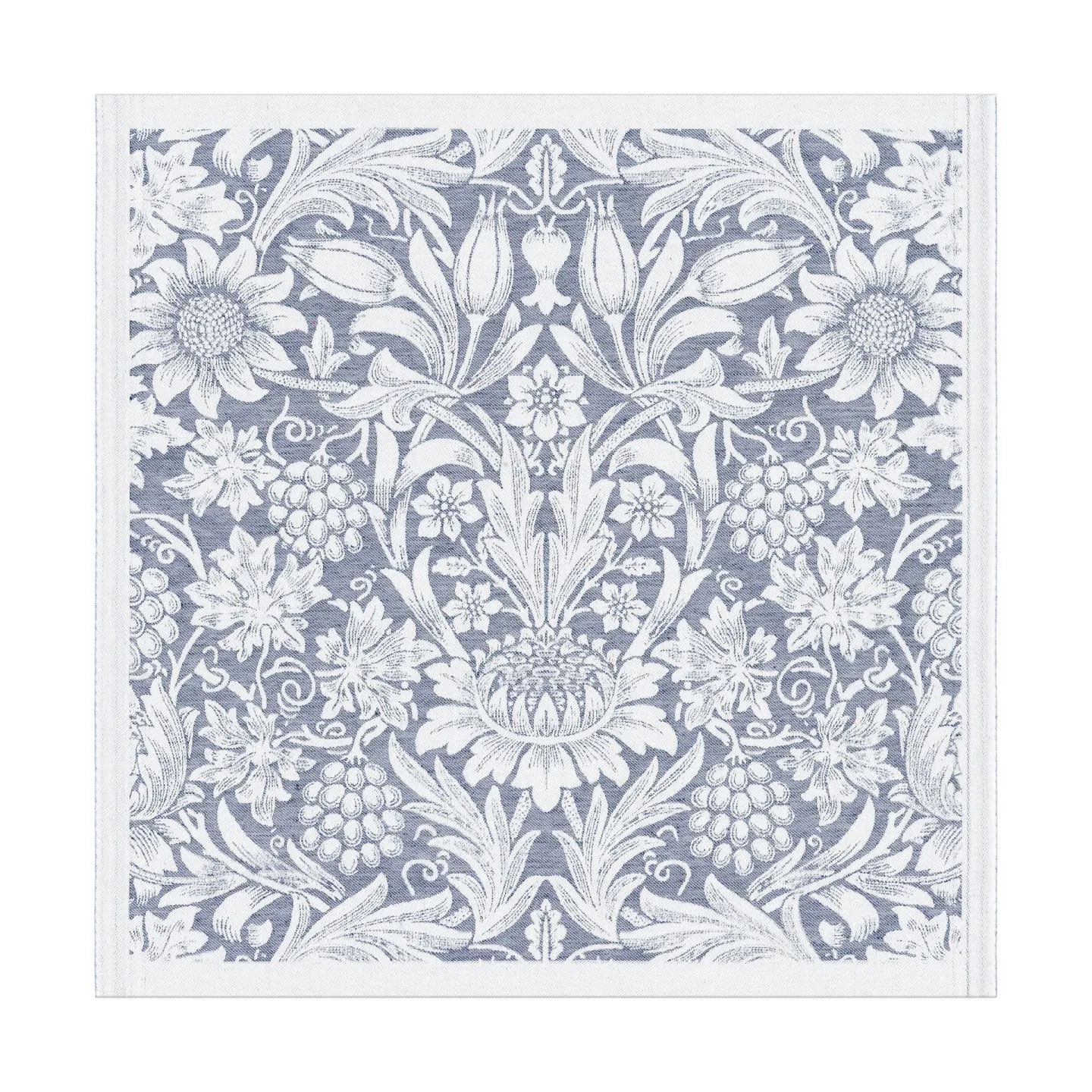 Ekelund Linneväveri Sunflower Serviette 50x50 cm Blau