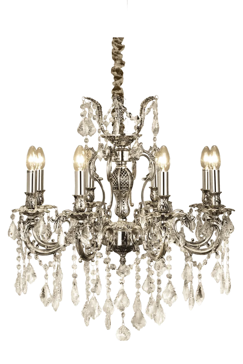 Aneta Lighting - Allington Ø70 - Kristallkrona - Antiksilver
