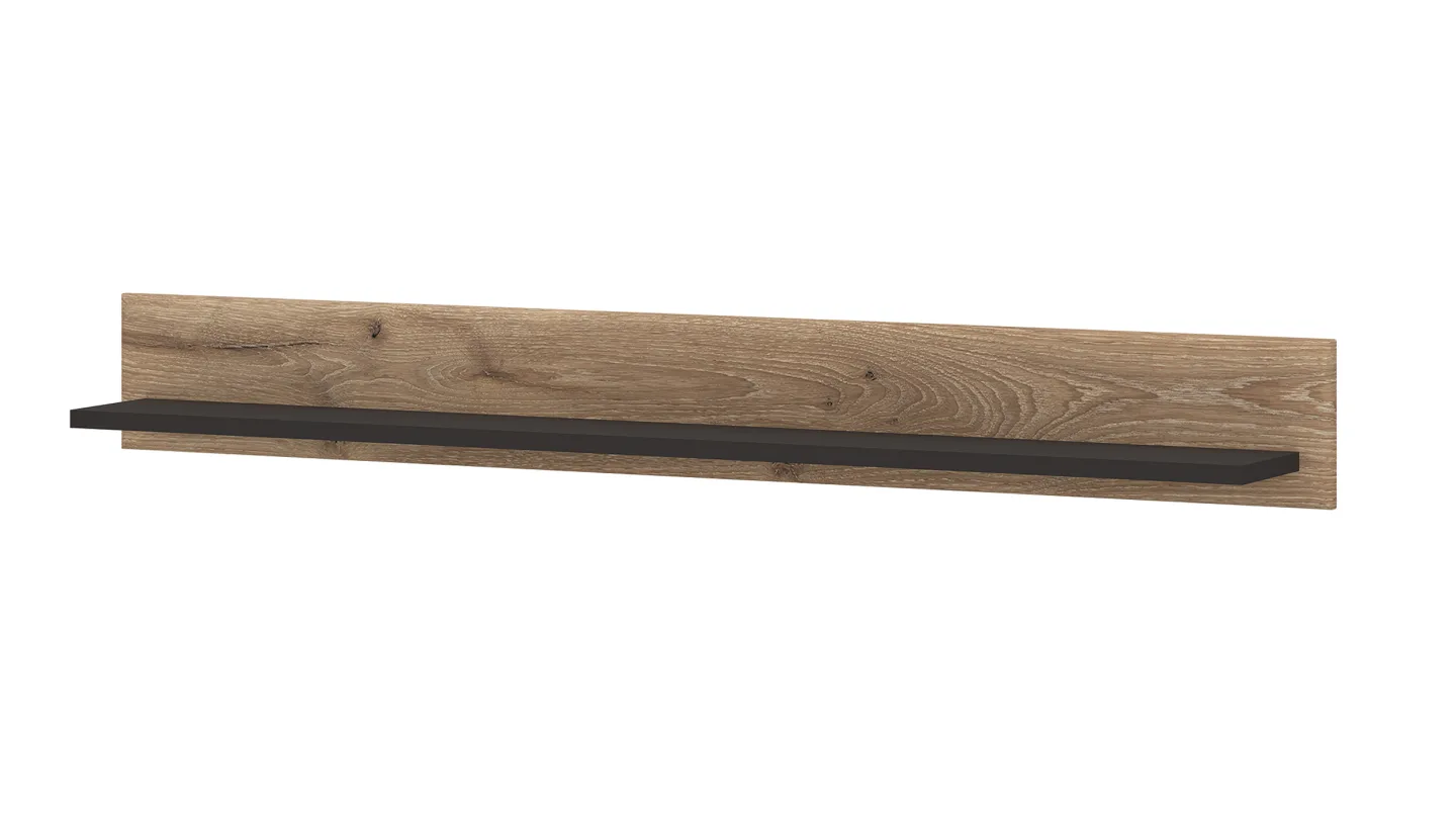 Wandboard Viking Eiche - grau - 157 cm - GRANO