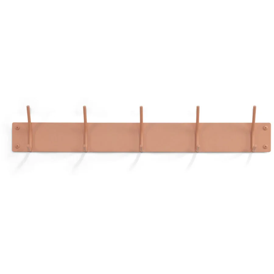 Spinder Design Garderobenleiste Hesta terracotta Stahl H 12 cm