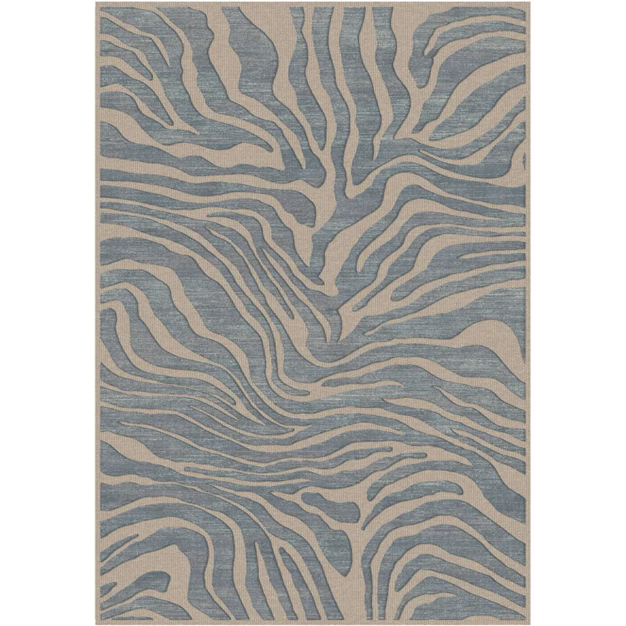 Teppich Lana Grau, Beige Tiermuster Wolle, Polyamid 170 x 120 cm
