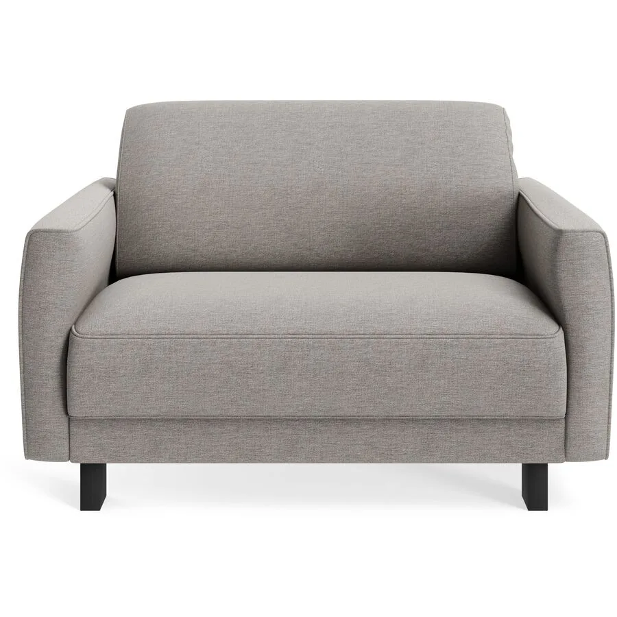 Sessel Avena Beige Stoff, Holz B 117 T 96 H 74 cm - Möbel Konfigurator: Traummöbel individuell zusammenstellen