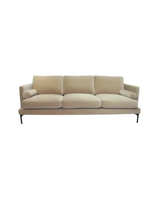 Bonham Sofa 3-seater Ivory/Black