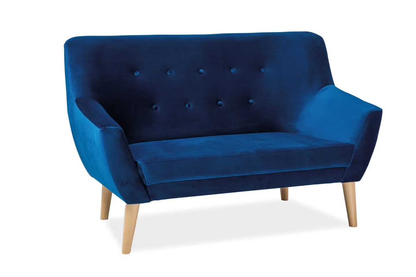 2-sits Soffa Majstad - Blå/Bokträ