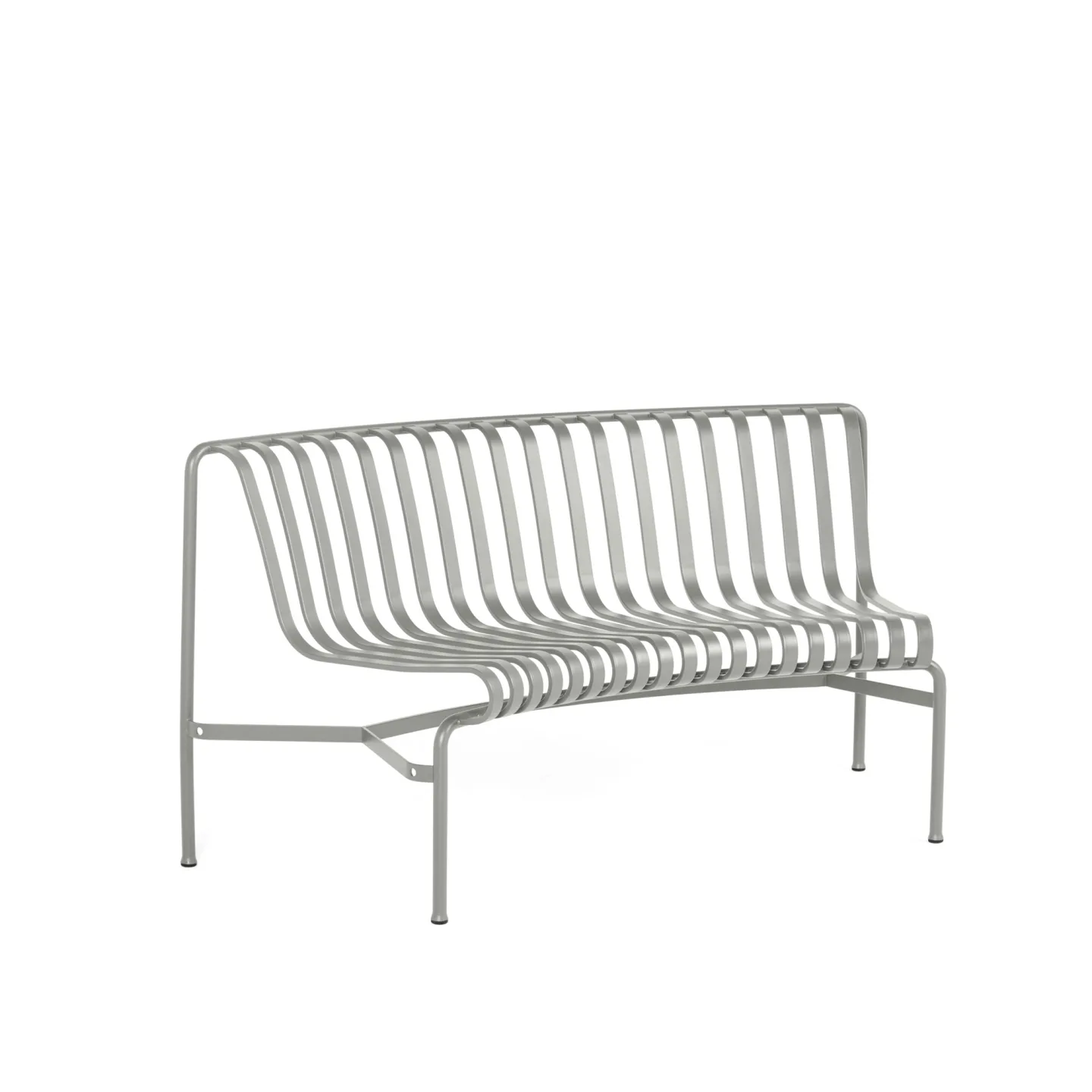 HAY - Palissade Park Dining Bench - Sky grey In - Trädgårdsbänkar - Ronan & Erwan Bouroullec - Grå