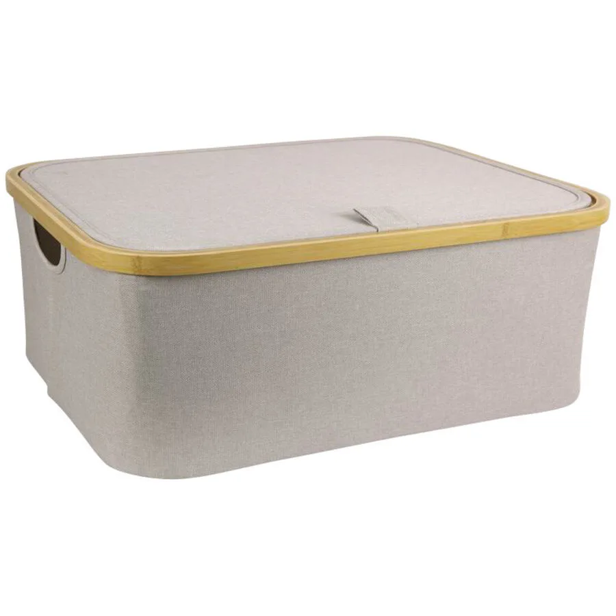 Korb Mona offwhite H 20 cm - Material: Polyester