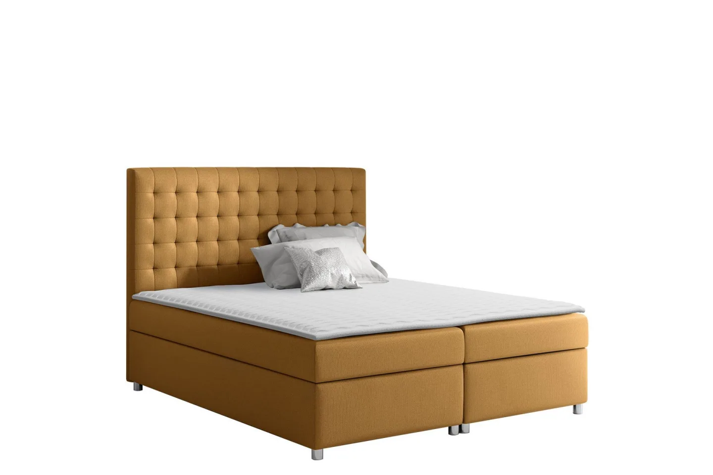 Asti Sängpaket Kontinentalsäng 120x200 cm - Gul