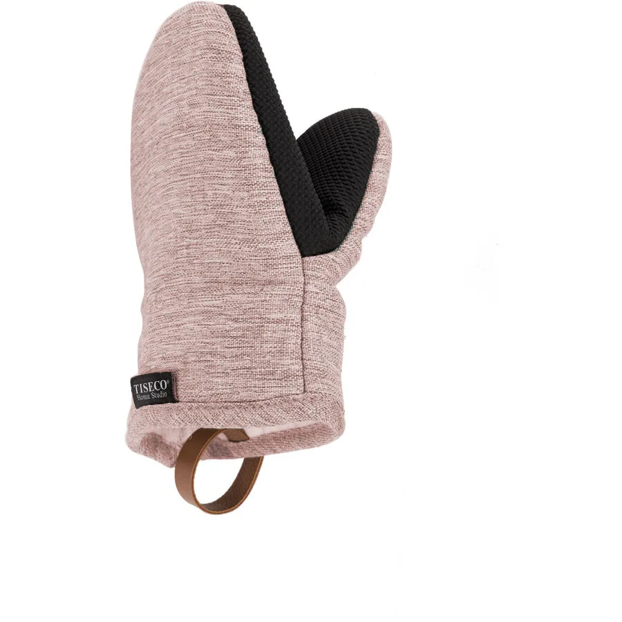 Ofenhandschuh Hercules Rot Leinen/Polyester 14 cm