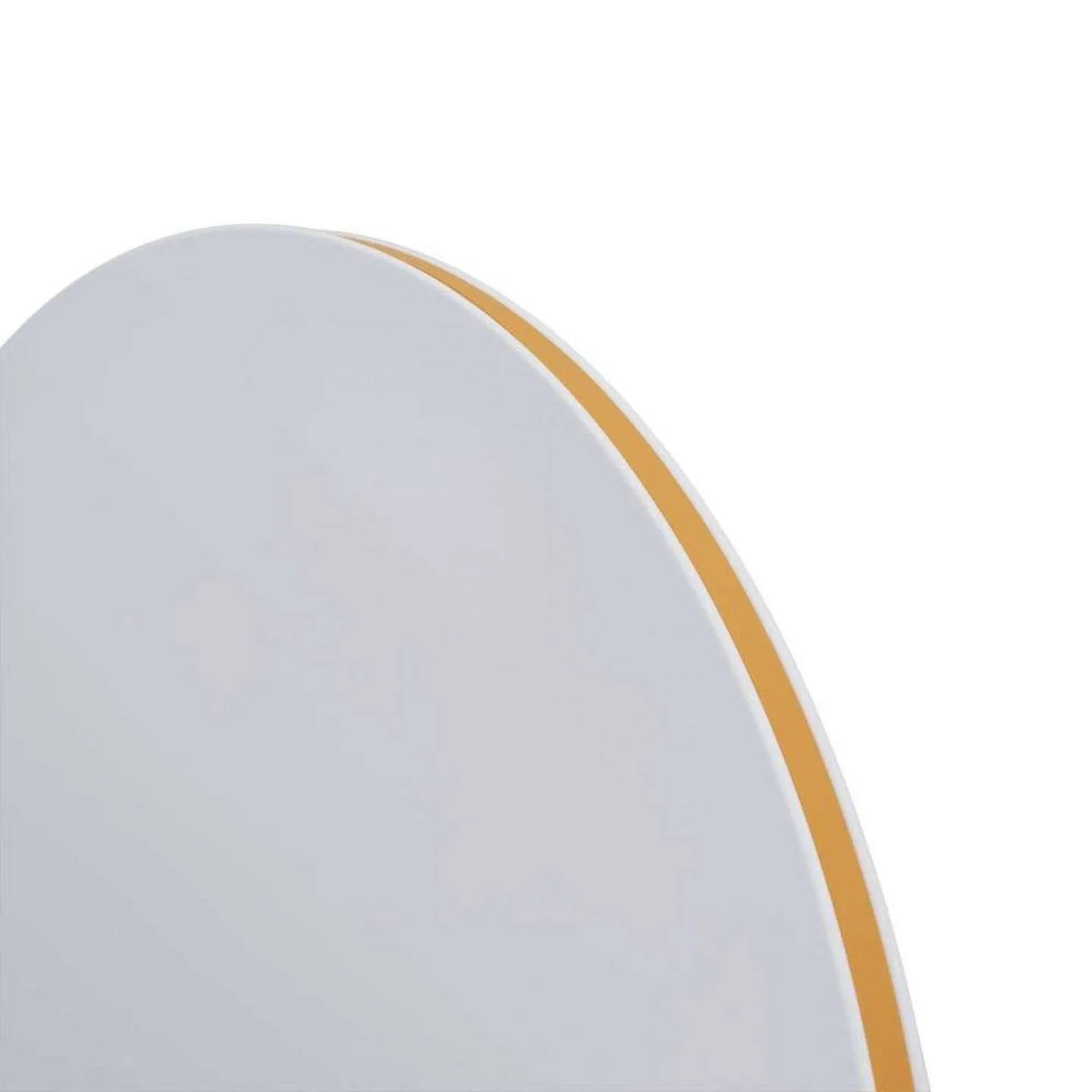 Calm Wandleuchte Ø90 White/Orange - Muuto - Wohnzimmer - Aluminium