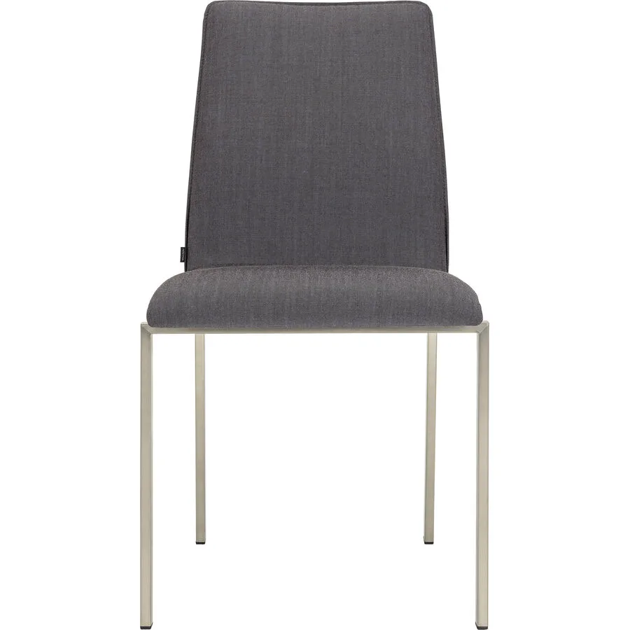 WILLISAU SWITZERLAND Stuhl Willisau Lobbi Stoff anthrazit - Farbe: braun/blau