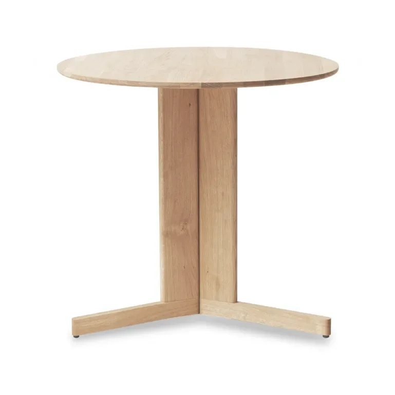 Form & Refine Trefoil matbord Ø75 cm Vit ek